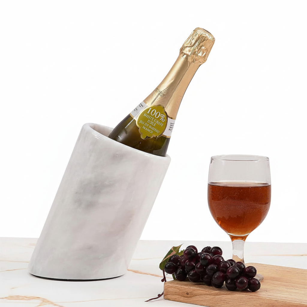 Handmade Marble Wine Chiller- Wine Bottle Cooler