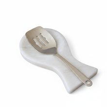 Marble Spoon Rest - Handmade Utensil Rest