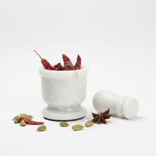 Mortar and Pestle Handmade Marble Crusher