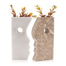 Yin-Yang Marble Onyx Vase Set