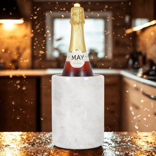 Dessus de table refroidisseur à vin en marbre