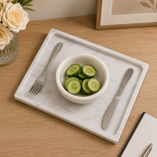 Handmade Marble Square Tray