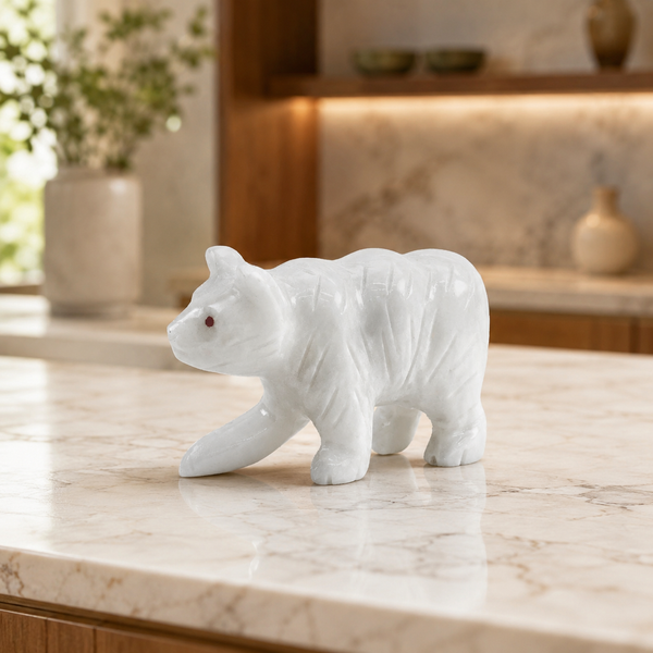 Marble Animal Decor Piece (Bear)