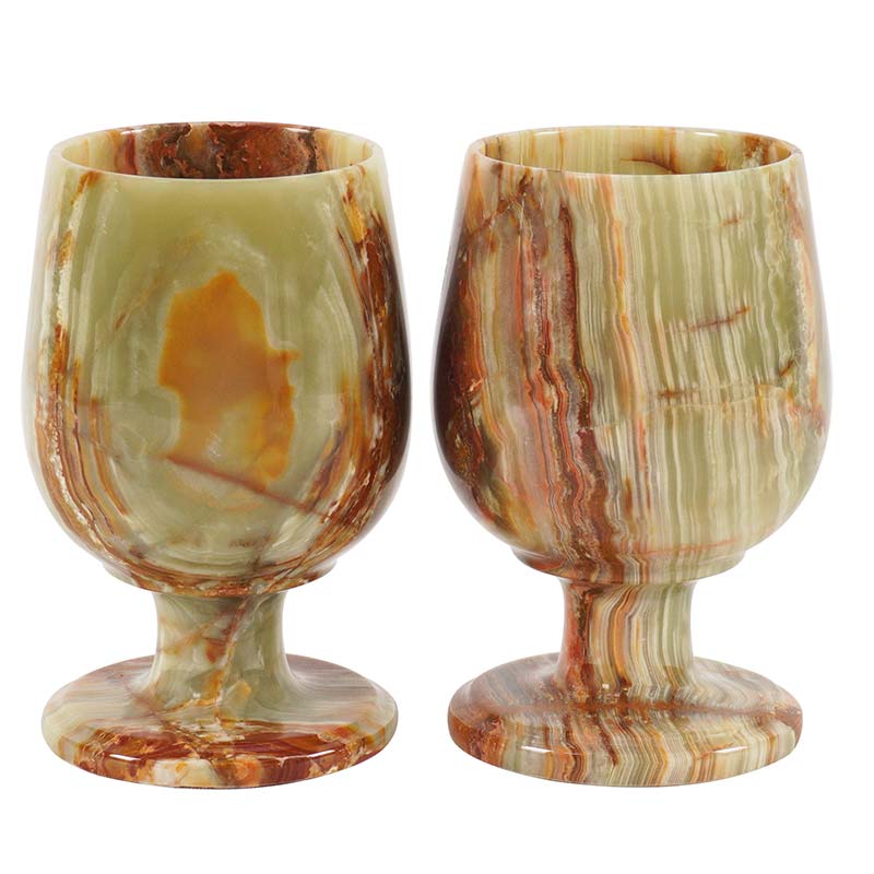 Marble Wine Glasses Set of 2