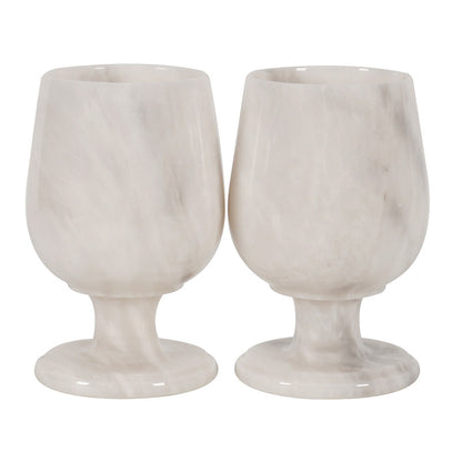 Marble Wine Glasses Set of 2