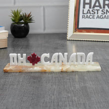 Decoration Piece (Oh Canada) - Alphebhets on brick