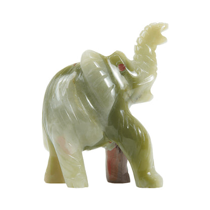 Pièce de décoration animale en marbre (éléphant)