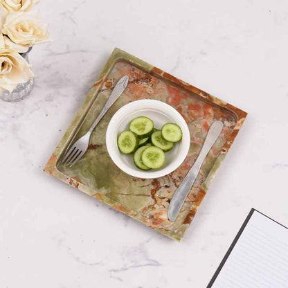 Handmade Marble Square Tray