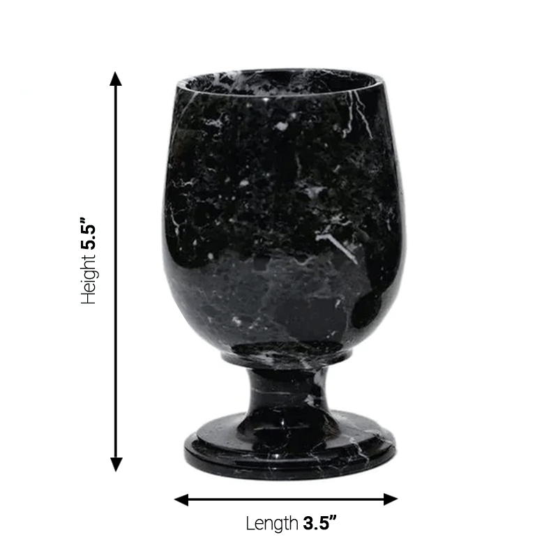 Marble Wine Glasses Set of 2