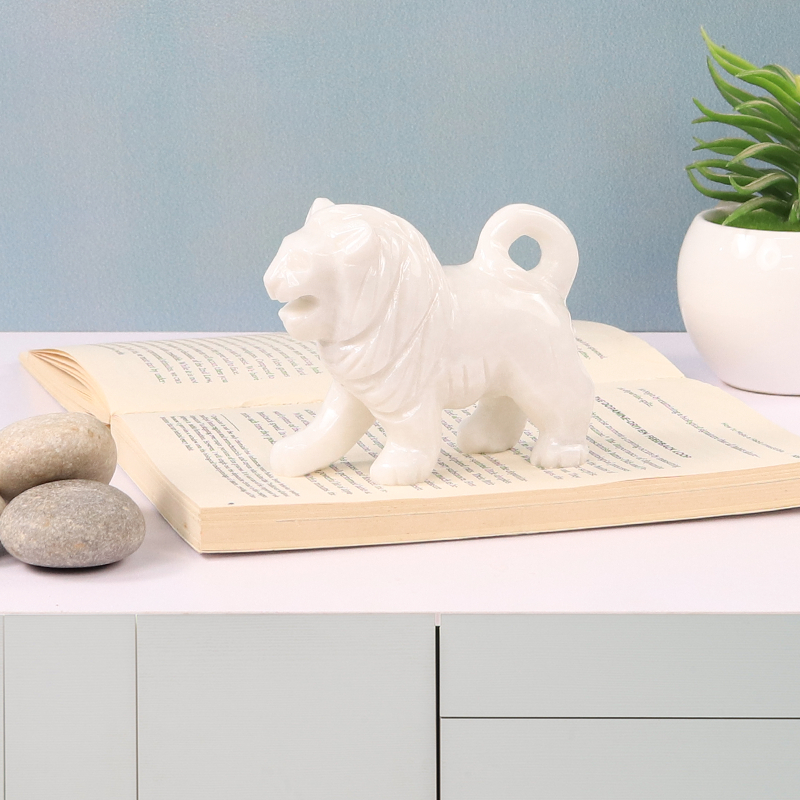 Marble Animal Decor Piece (Lion)