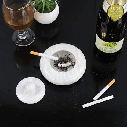 Ashtray with Lit Windproof