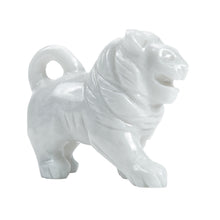 Pièce de décoration animale en marbre (Lion)