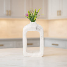 Rectangle vase handmade marble decor - Rectangle vase lifestyle