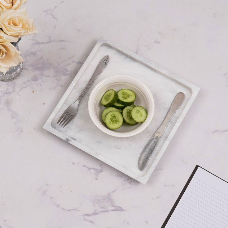 Handmade Marble Square Tray