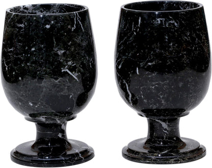 Marble Wine Glasses Set of 2