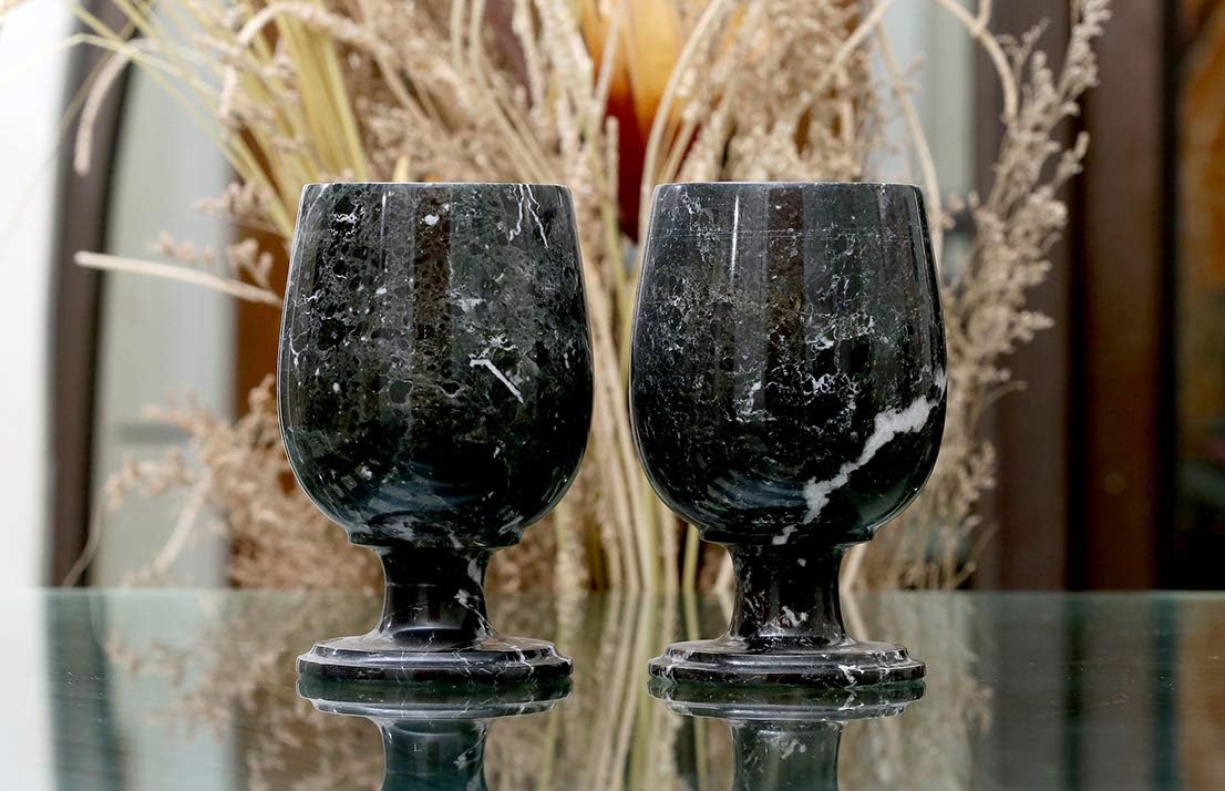 Marble Wine Glasses Set of 2