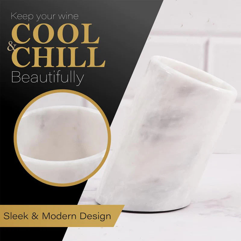 Handmade Marble Wine Chiller- Wine Bottle Cooler