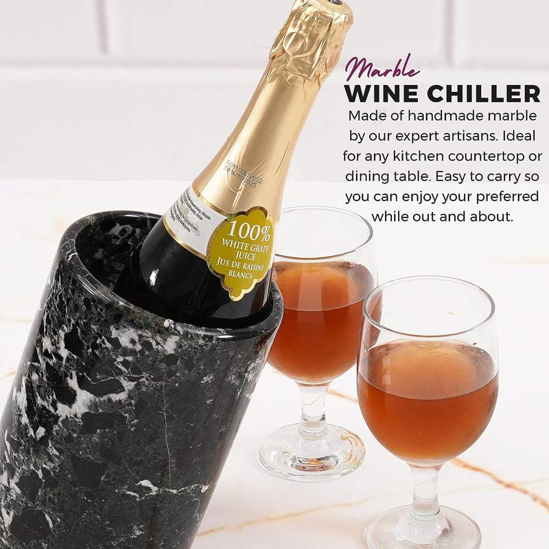 Handmade Marble Wine Chiller- Wine Bottle Cooler