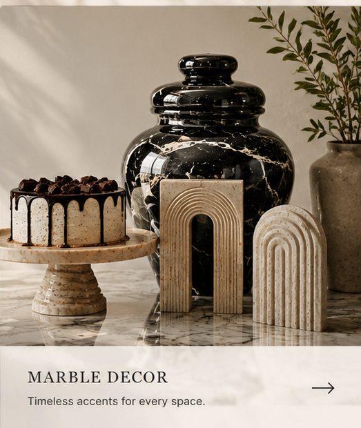 Luxury marble decor collection